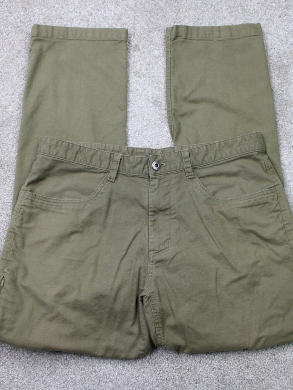 The North Face Pants Mens 34x32 Green Relaxed Motion Articulated Knee Stretch